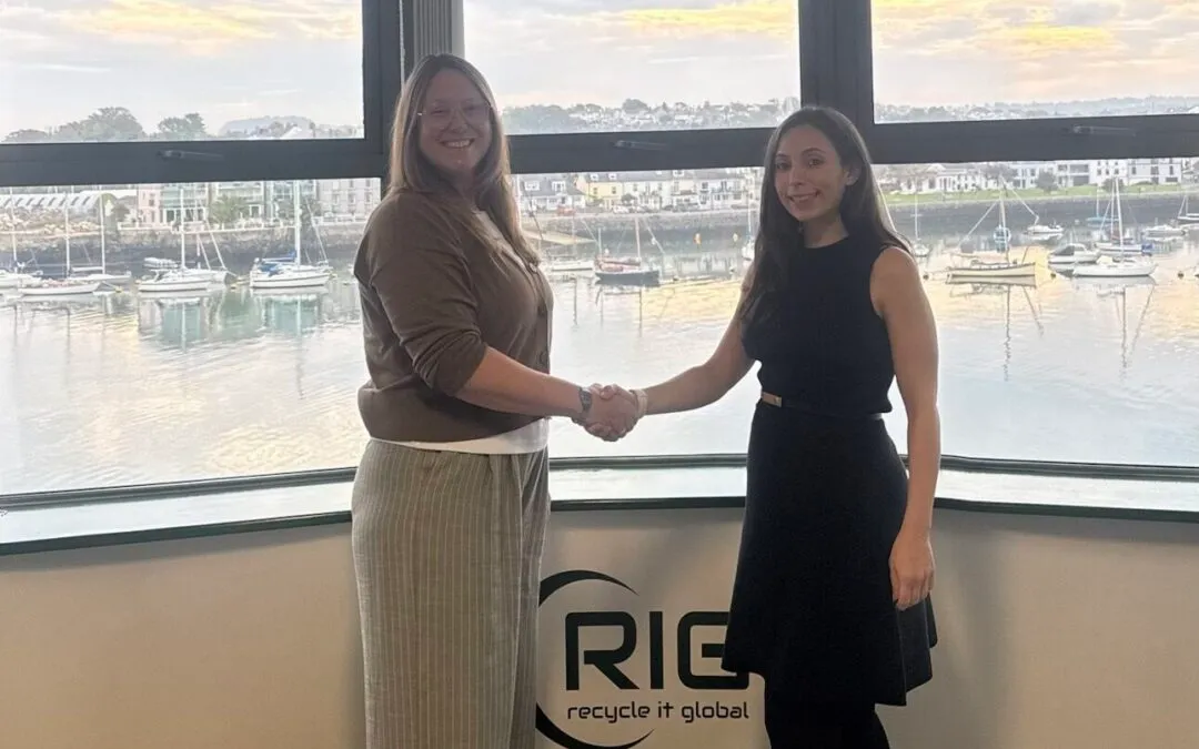Communications Director Philippa Sherrell and Marketing Manager Judith Ball at RIG HQ